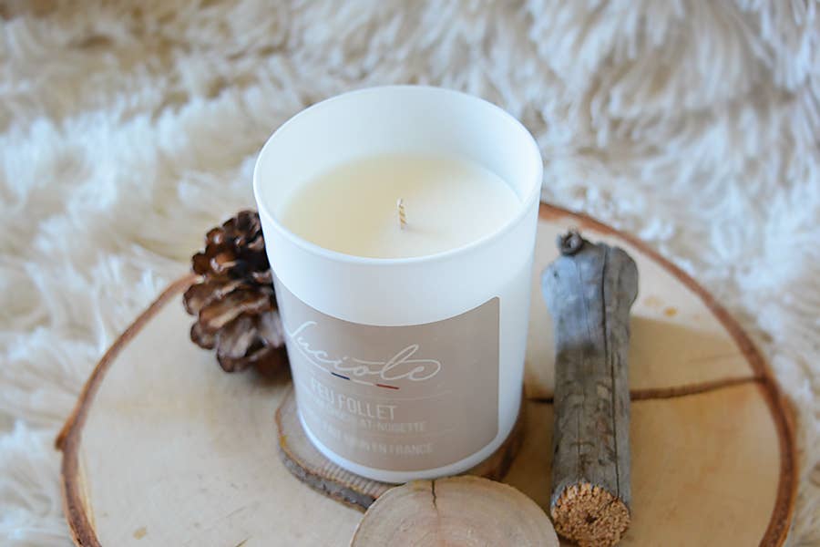 Luciole Bougie – Engroshandel Glaslys – DUFTLYS FEU FOLLET DUFT CHOKOLADE - HASSELNØD (CONTE1