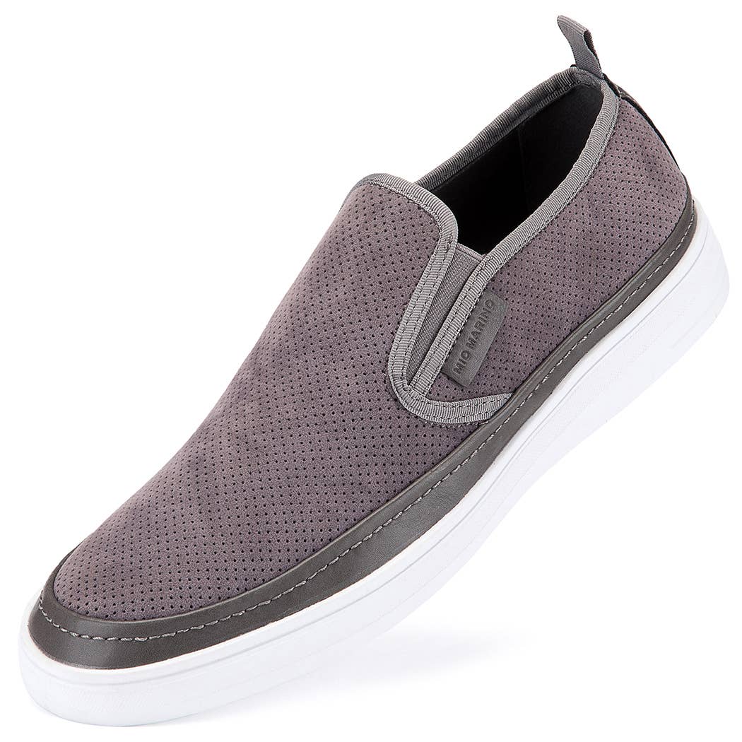 Mio Marino - Wholesale Slip On Sneakers - Men's - Suede Fashion Sneaker1