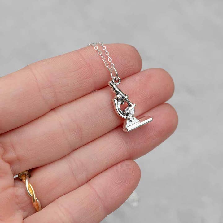 Boutique Academia - Wholesale Pendant/Charm Necklace - Microscope Charm Necklace