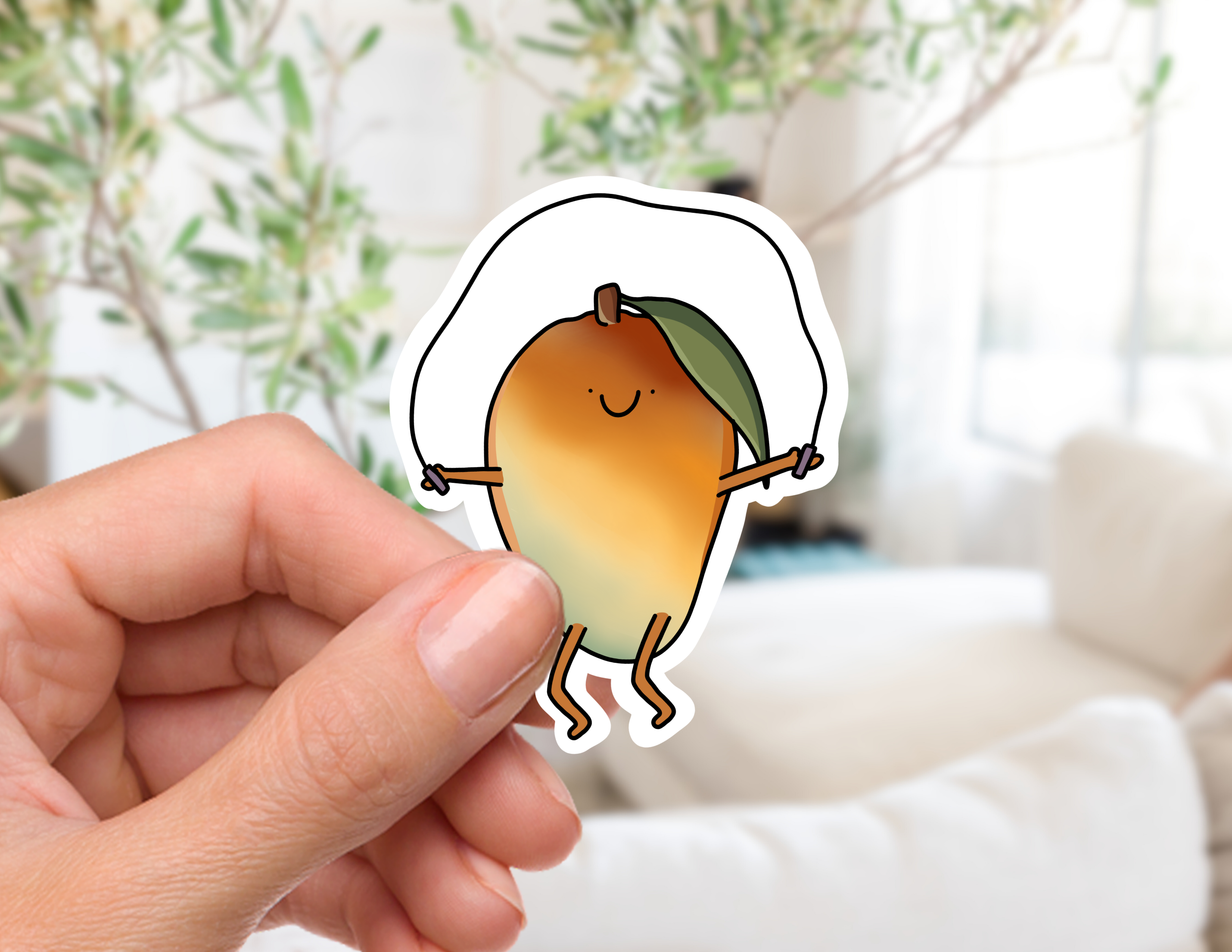 Couch McDoodles - Wholesale Sticker - Health Nuts...but Fruits and Veggies Sticker3