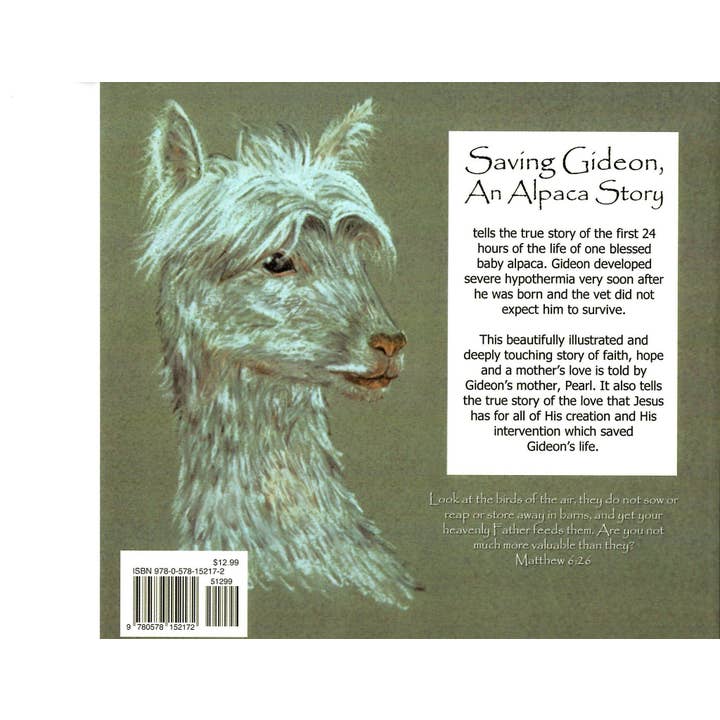 Choice Alpaca Products - Vendita all'ingrosso Libro - Bambini - Salvare Gideon - Un libro di storia di Alpaca