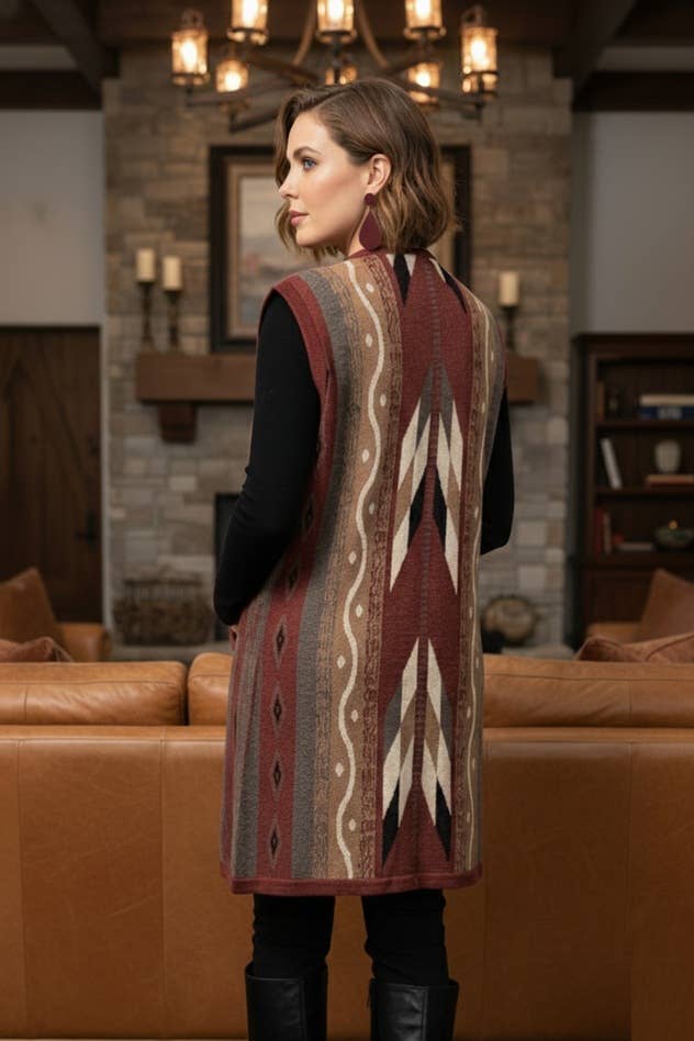 Bourgogne GILET ALPAGA GALLUP en vente sur Faire2