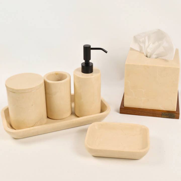 PIETRA DI CASA - Wholesale Tissue Box - NELI Marble Tissue Holder | Decor | Bathroom1