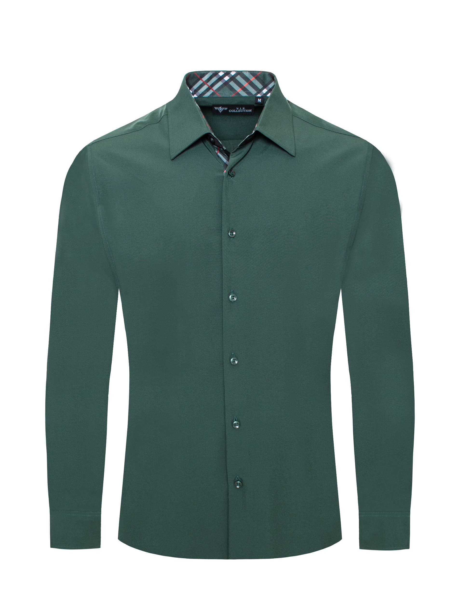 Urban Fitz - Vente Chemise à col boutonné – homme - CHEMISE HABILLÉE UNIE POUR HOMMES DS-012