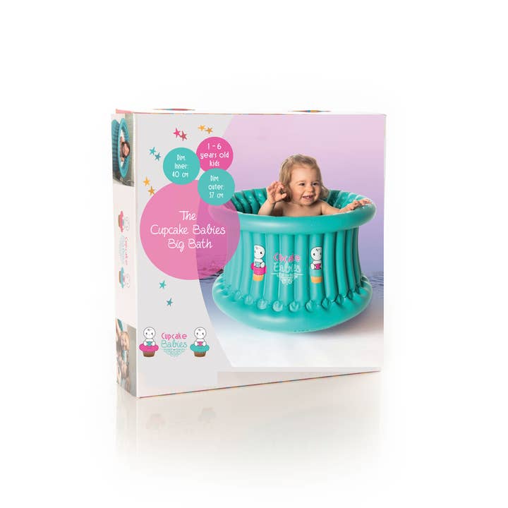 ALOHA KIDS – wholesale Uppblåsbar leksak - Barn och baby – Uppblåsbar pool BIG Turkos + Pump (1-6 år)