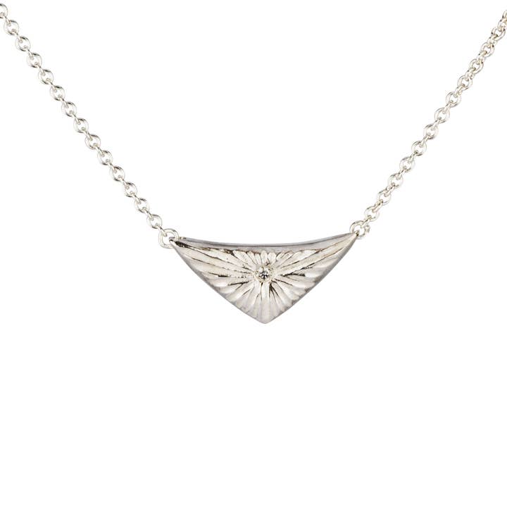 Flash Necklace in Sterling Silver for wholesale by Corey Egan