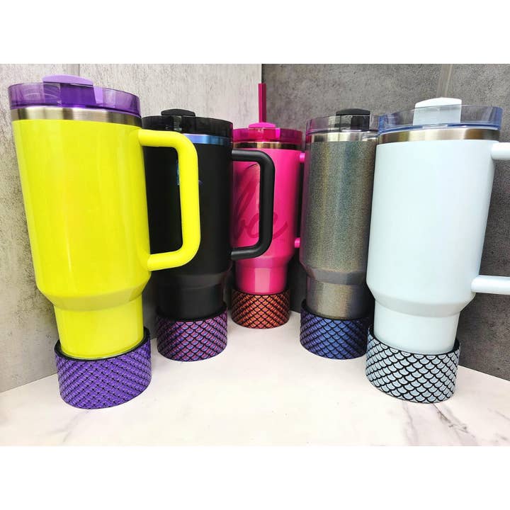 Interchangeable Mermaid Scale Boot Cover for Stanley Tumbler and other Purchase Wholesale boot cover. Free Returns & Net 60 Terms on Faire trending on Faire.