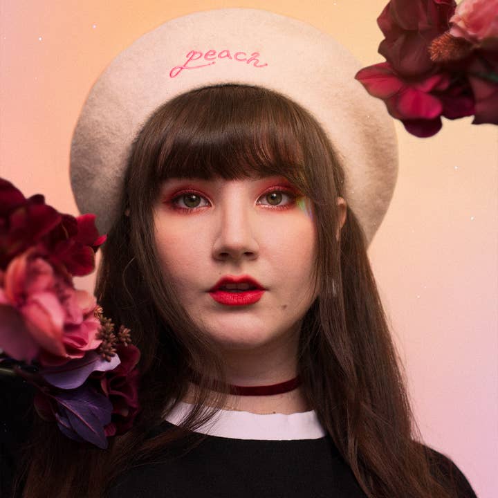 "peach HEROINE" Beret (2 Colors) for wholesale by Prismono