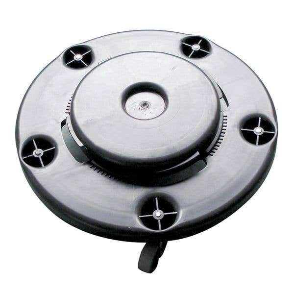 Carrello per pattumiera in plastica con 5 ruote, 18 x 6 pollici per la vendita all'ingrosso da parte di Kitchway