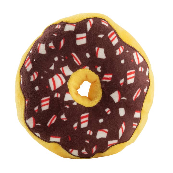 Puppermint Donut Christmas Dog Toys for wholesale by Haute Diggity Dog