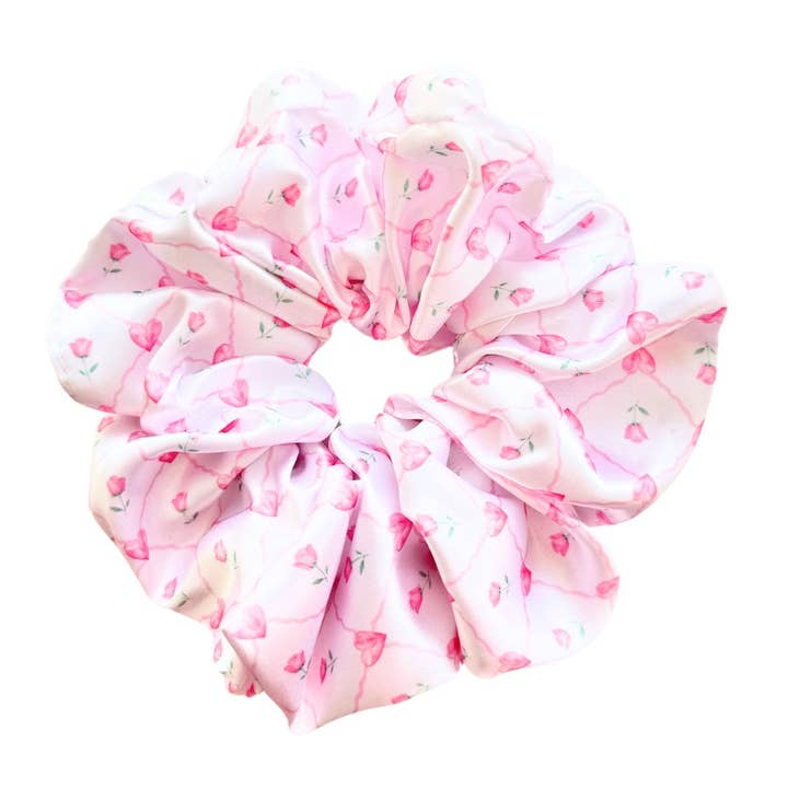 TULPANER & KÄRLEK - Mulberry Silk Scrunchie för wholesale av Beyond Scrunchies