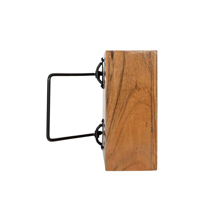 Foreside Home & Garden - Wholesale Book Holder - Louisa Cookbook Holder Acacia Wood Marble & Metal