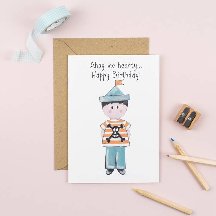 Ahoy Me Hearty - Little Peeps Collection for wholesale by Little Paperie