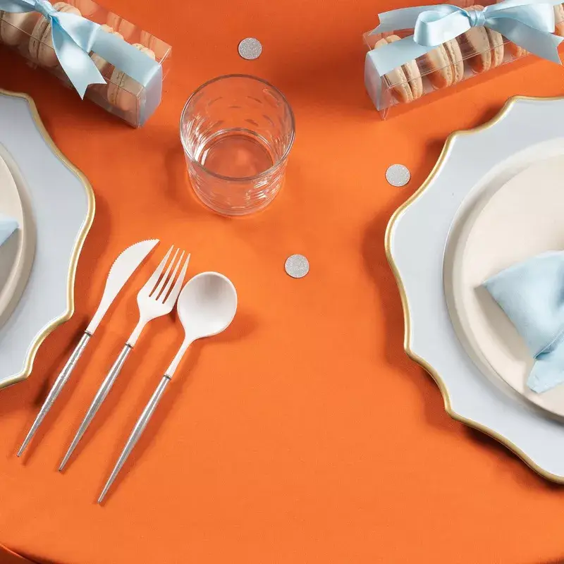 Gee Di Moda - Wholesale Tablecloth - Heavy Duty Washable Polyester Rectangle Tablecloth62