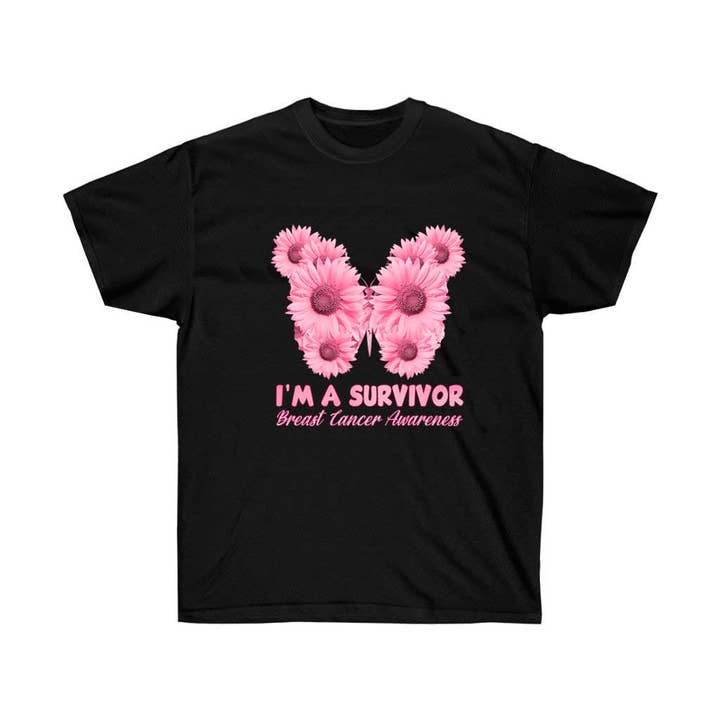 Survivor Breast Cancer T-Shirt - Fighter Design for wholesale by Luluizy Designs Co.