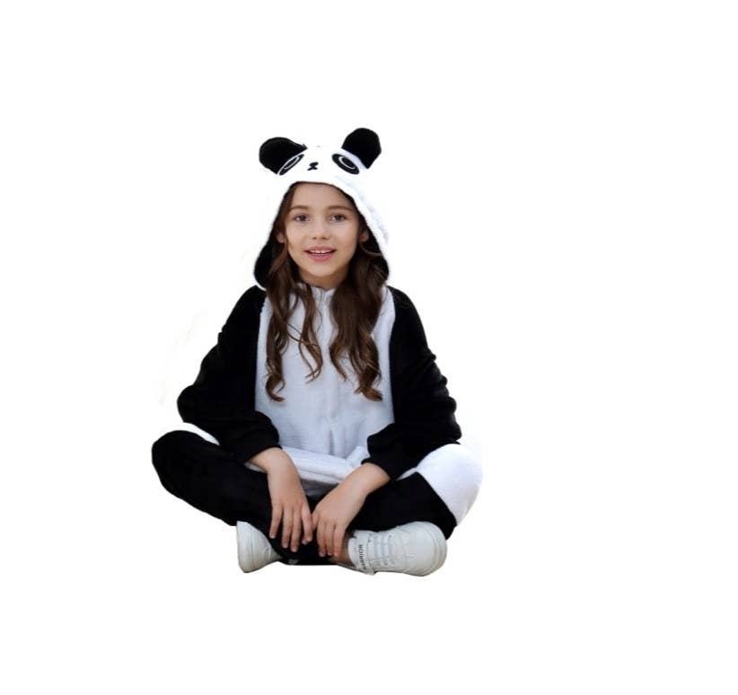 Jammies For Parties - Wholesale Onesie - Kids - Kids Unisex Animal Onesies - PANDA2