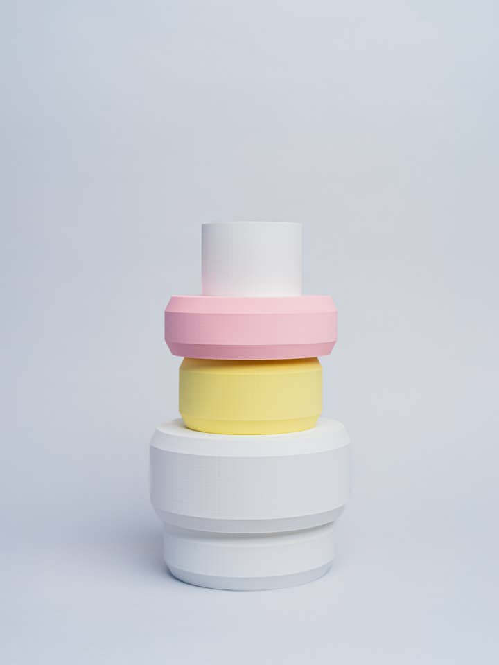 Vaso Modulare - Stampato in 3D per la vendita all'ingrosso da parte di 3D PRINTIQUE