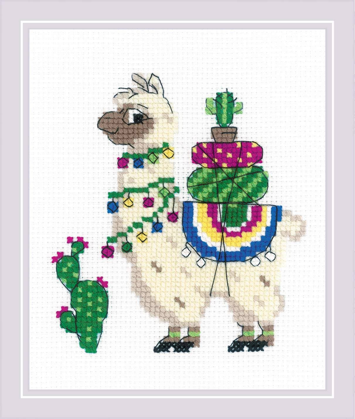 RIOLIS - Wholesale Embroidery/Cross Stitch Supplies - Cross Stitch Kit From Riolis 1787 Llama0