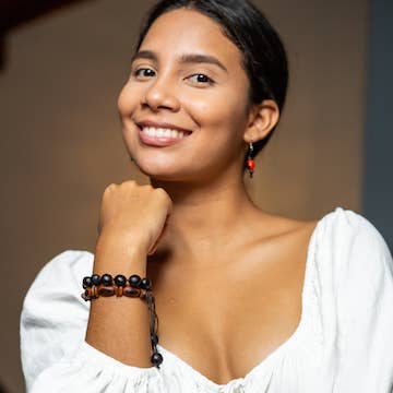 Rainforest Seed Bracelet for wholesale by Women of the Cloud Forest