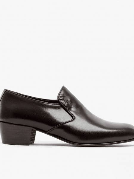 Scarpe da uomo in pelle morbida con tacco cubano Club Cubano BILBAO, marrone scuro. per la vendita all'ingrosso da parte di Club Cubano