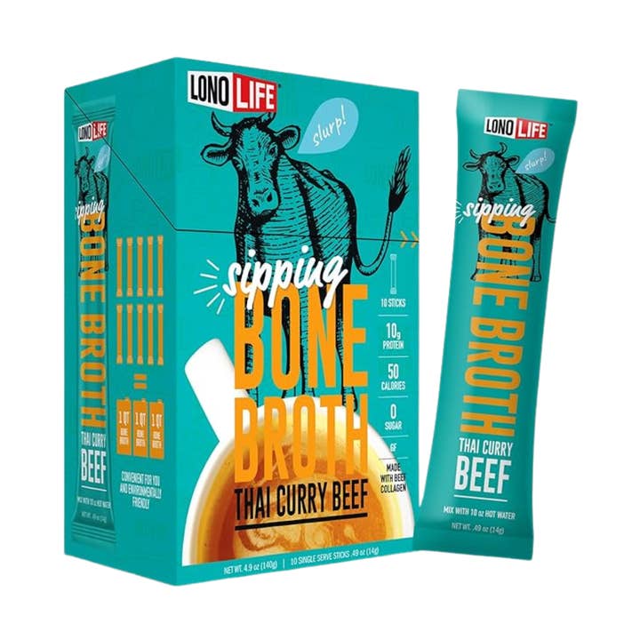 Thai Curry Beef Bone Broth for wholesale by LonoLife