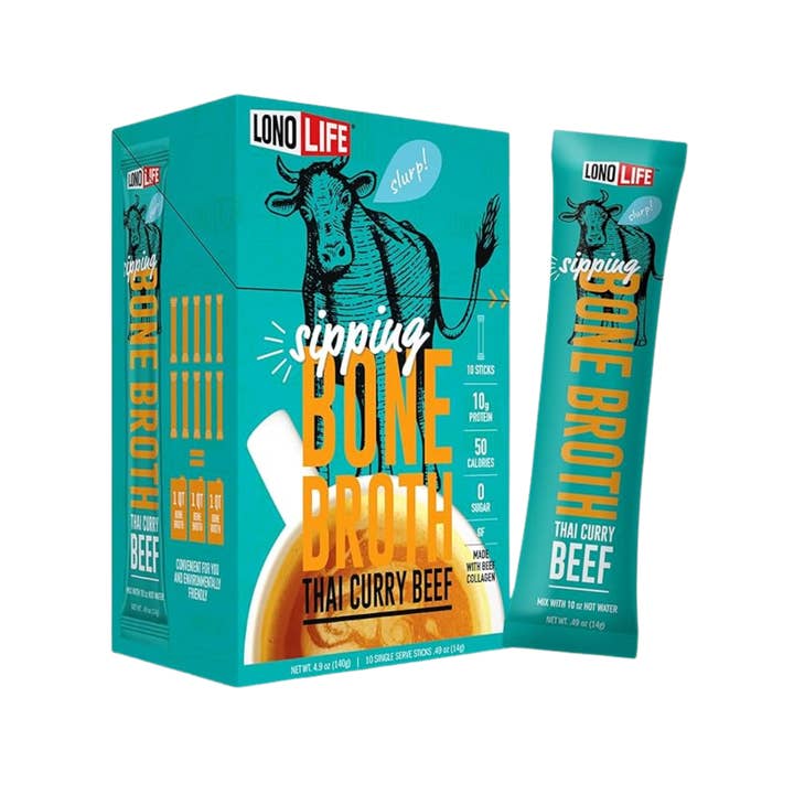 Thai Curry Beef Bone Broth for wholesale by LonoLife