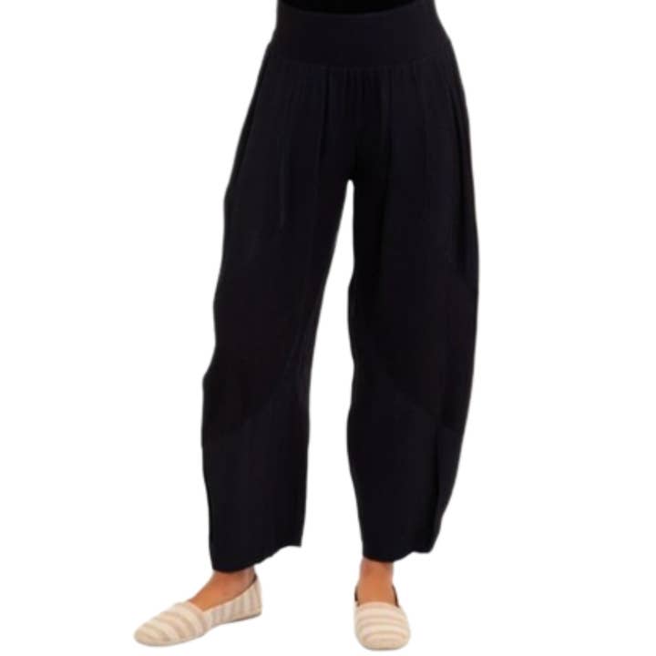 VeraMay - Wholesale Pants – Women's - 6348 Black Vera May Italian Linen Pant