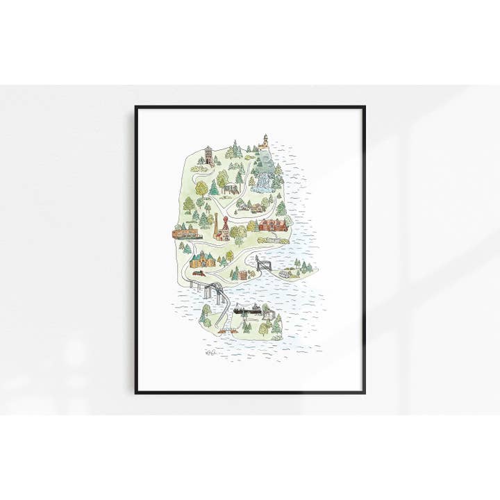 Duluth, MN Map for wholesale by Karlie Joy