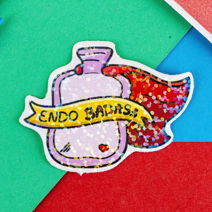 Endo Badass Sticker - Endometriosis for wholesale by Innabox Ltd