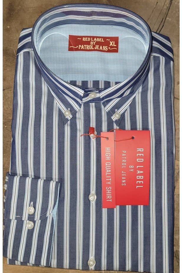 Navy Checker Camisas sociais masculinas para venda a revendedores na Faire0