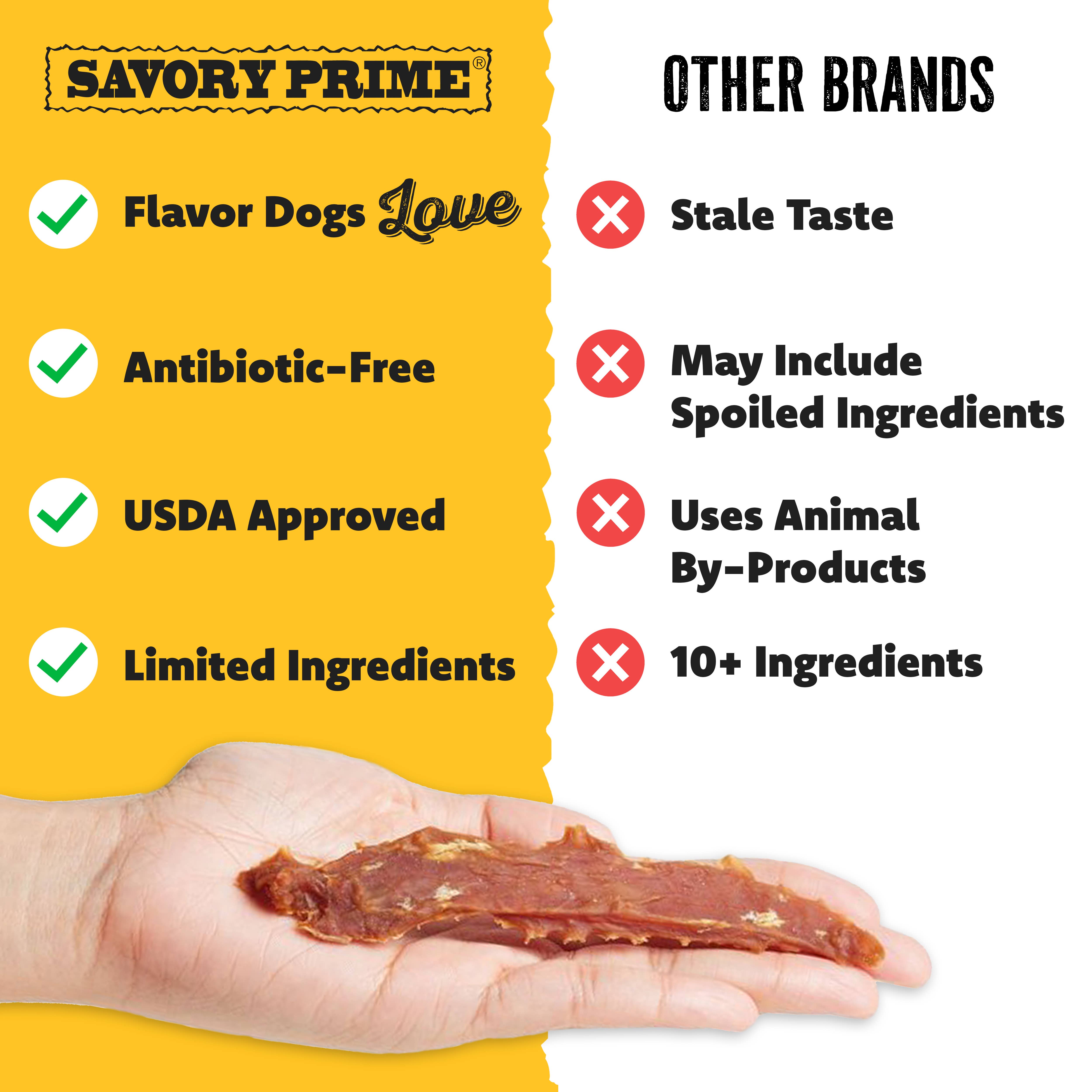 Savory Prime – wholesale Godis - Hund – Naturlig ankjerky 16 oz.2