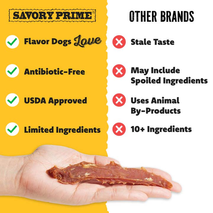 Savory Prime – wholesale Godis - Hund – Naturlig ankjerky 16 oz.2