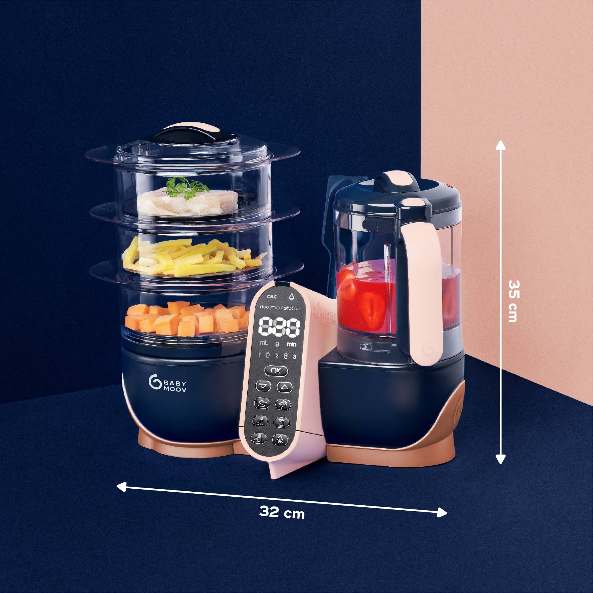 Babymoov - Wholesale Kitchen Appliance - Duo Meal Station XL - Large Capacity Food Processor7