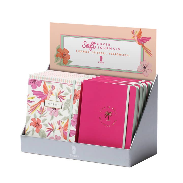 Joy - Carnet à couverture souple, assortiment 2 x 5, 256/153 x 202 mm pour la vente par Rössler Papier