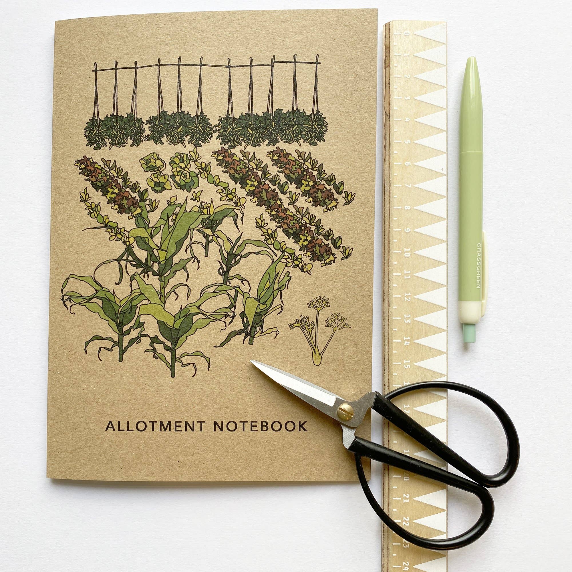 Kate Broughton – wholesale Notebook – Allotment Notebook - recycled & eco-friendly3