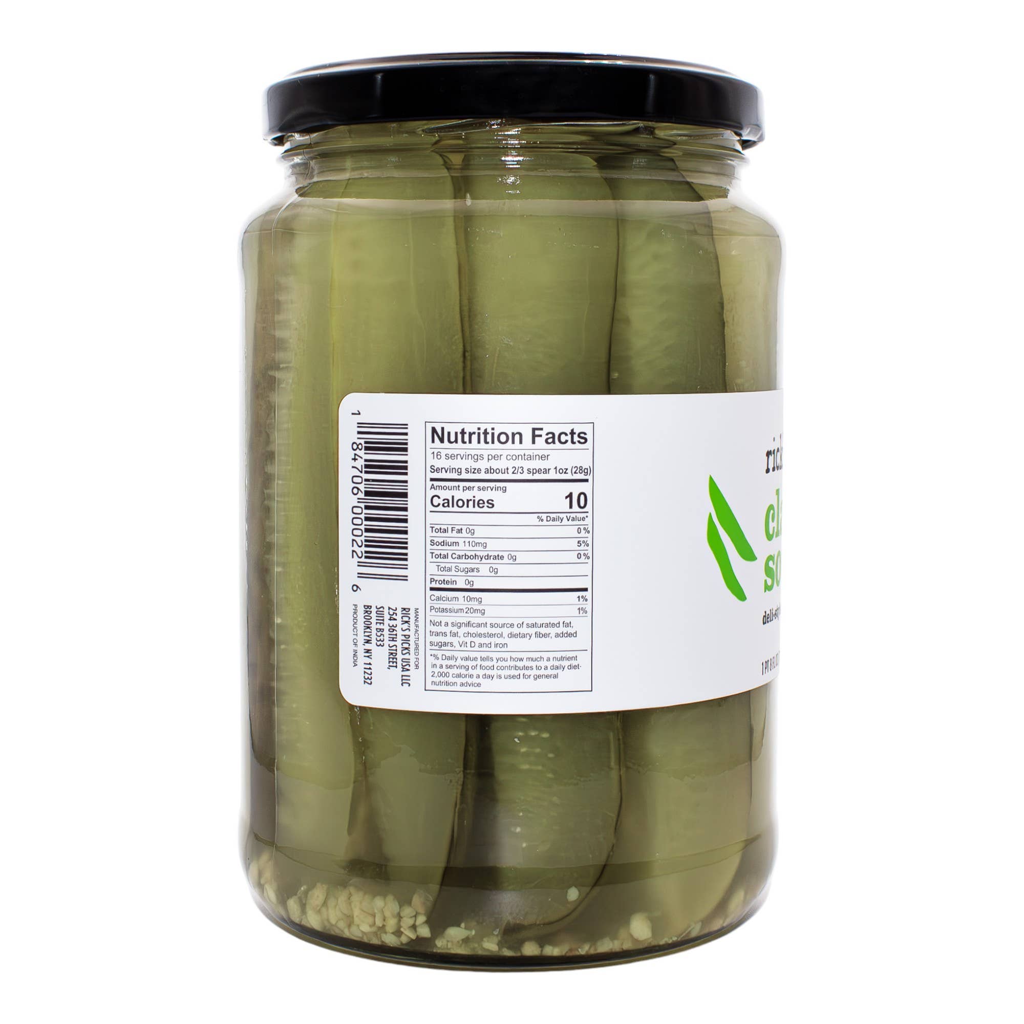Rick's Picks - Wholesale Pickled Vegetables - Classic Sours- case of 6 jars2
