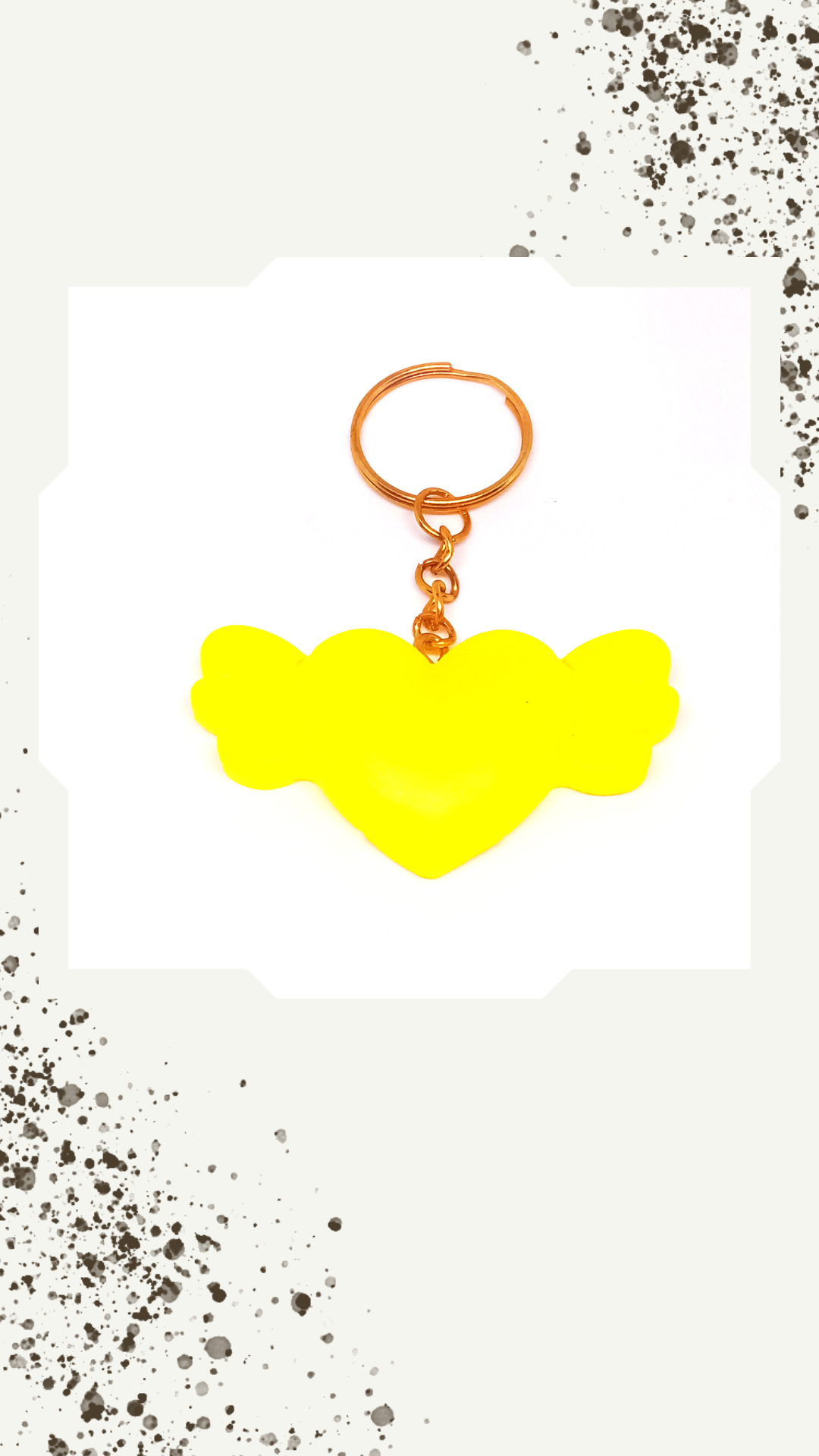 LE MONDE DE SOON - Venta al por mayor Llavero - Mujer - ala corazón4