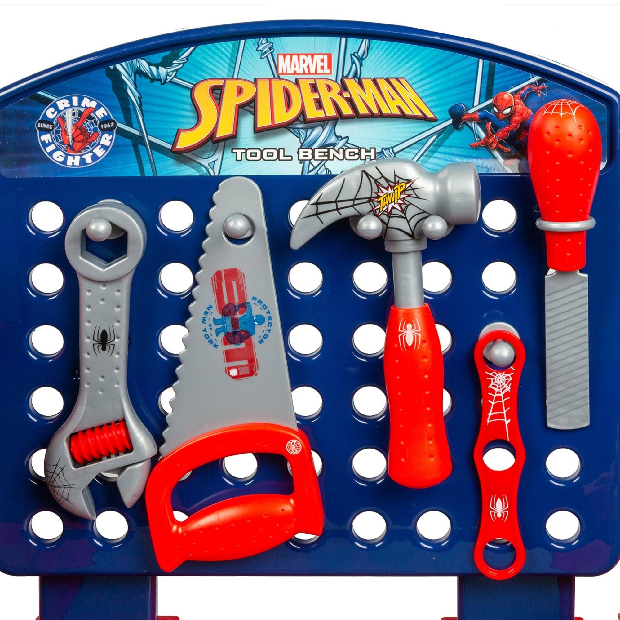 World Tech Toys - Wholesale Toy Set - Kids - SpiderMan Tool Bench Playset with Take Apart Car (84 Pieces)5