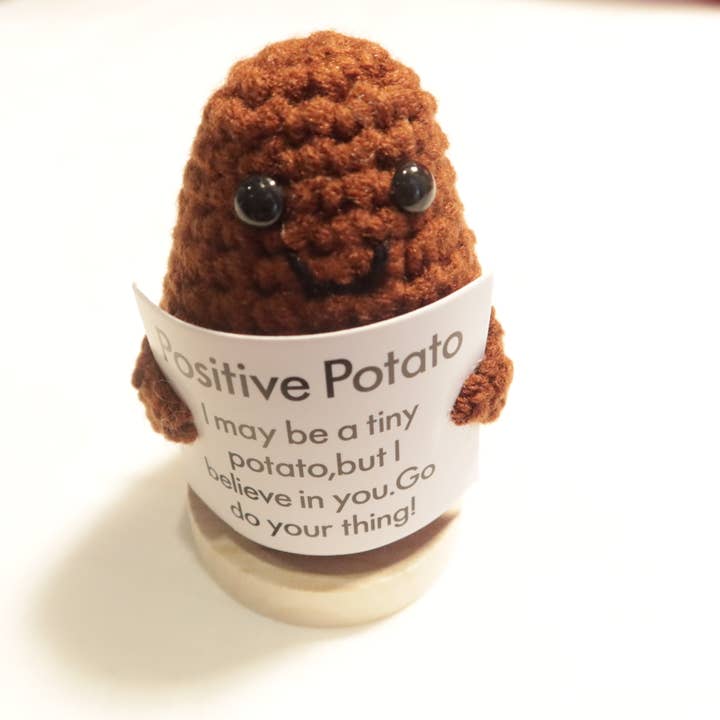 Muñeca de ganchillo Happy Creatures: Comfort Companion de 3 pulgadas para venta al por mayor de Plushland