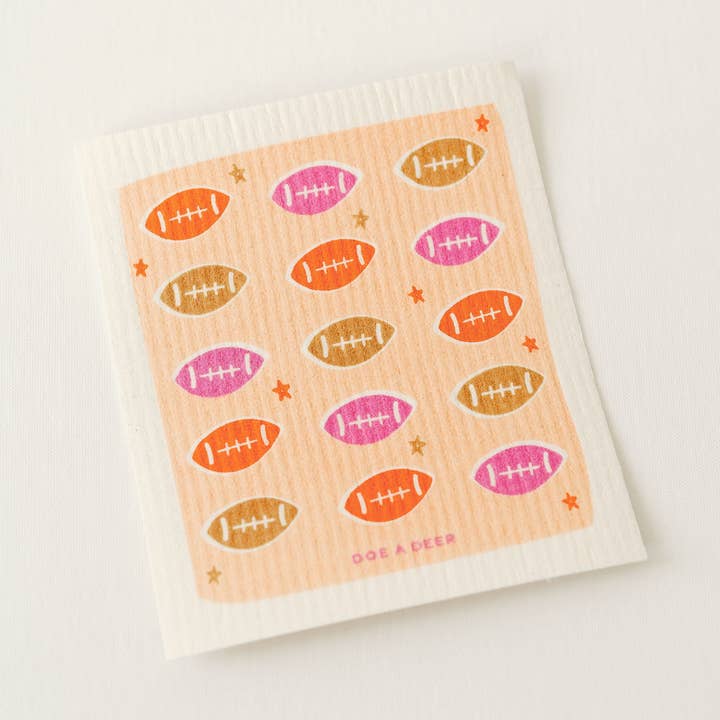 Touchdown! Football Swedish Dishcloth | Reusable, Fall and other Purchase Wholesale sequin tablecloths. Free Returns & Net 60 Terms on Faire trending on Faire.