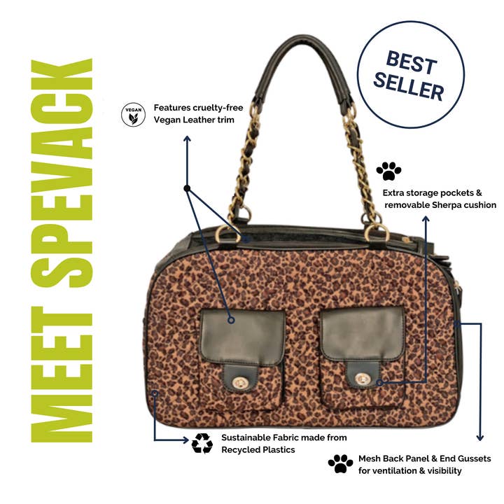 Spevack Pet Carrier for wholesale by A Pet with Paws® LLC