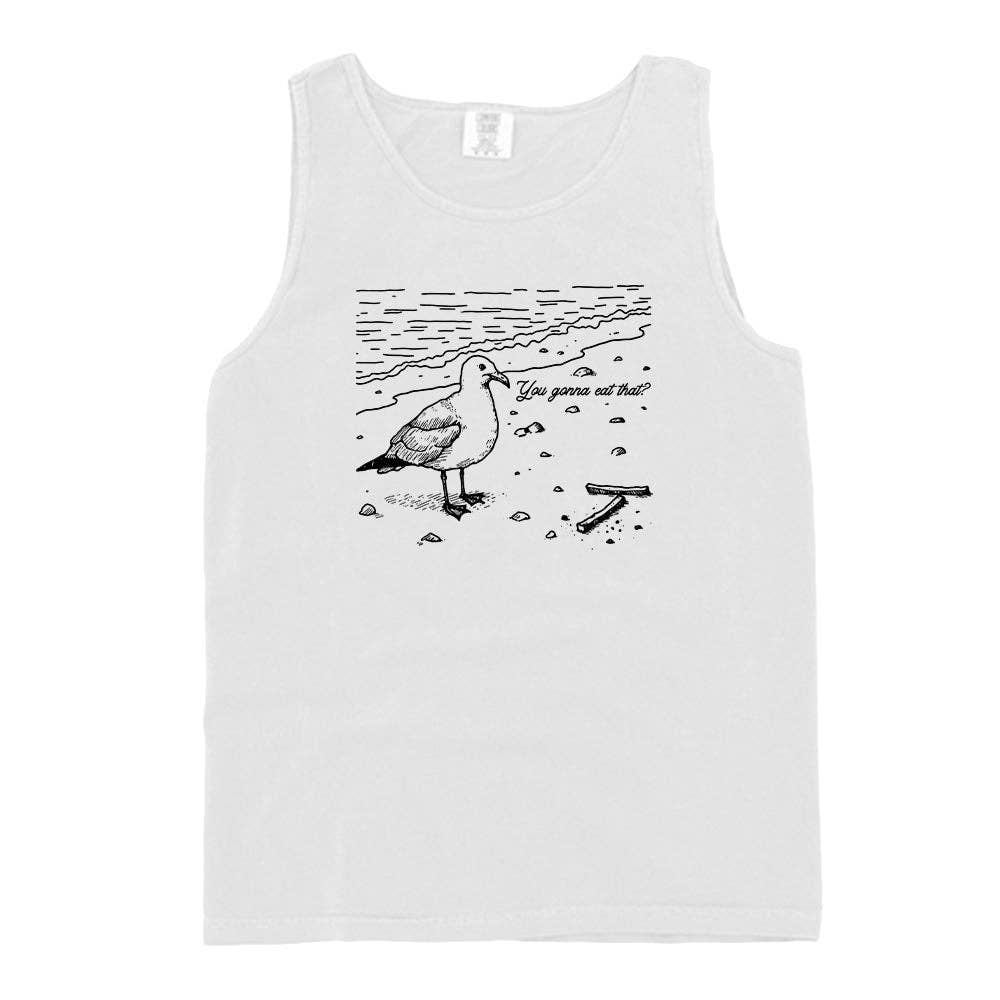 Let's Get This Thread - Wholesale Screen Printed T-Shirt - Unisex - You gonna eat that Seagull9