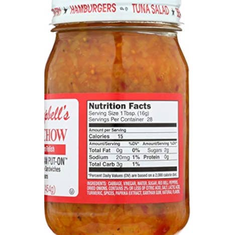 Wholesome Good - Wholesale Relish - Mrs. Campbell's Hot Chow Chow / 16 oz per unit1