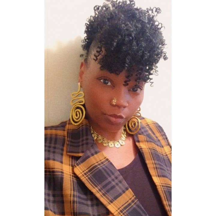 Andrea Lashay Collection - Wholesale Dangle Earrings - Large swirl earrings 1