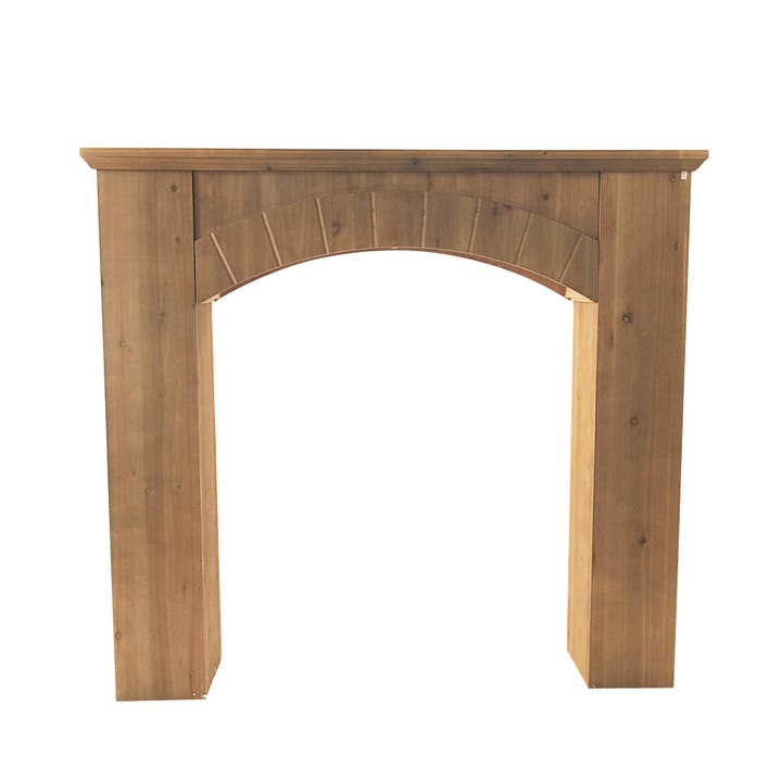 VIP Home & Garden - Wholesale Fireplace Mantel - Wood 44.75" Brown Traditional Decor Mantel