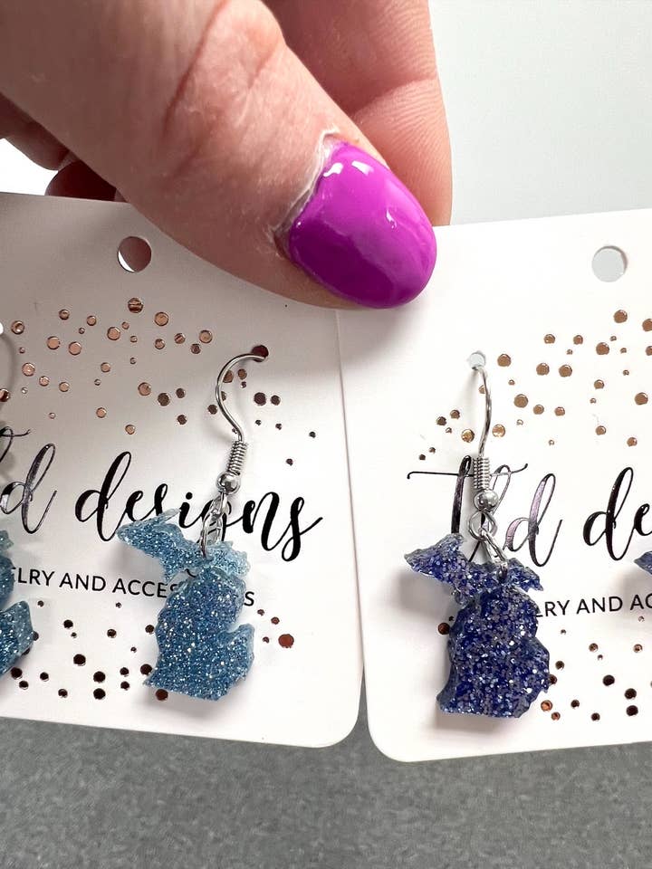 Purpurina acrílica Michigan para venta al por mayor de TLD Designs