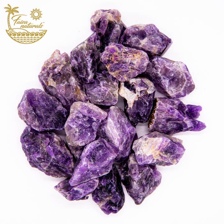 Amethyst Raw Crystals Bulk for wholesale by Faiza Naturals