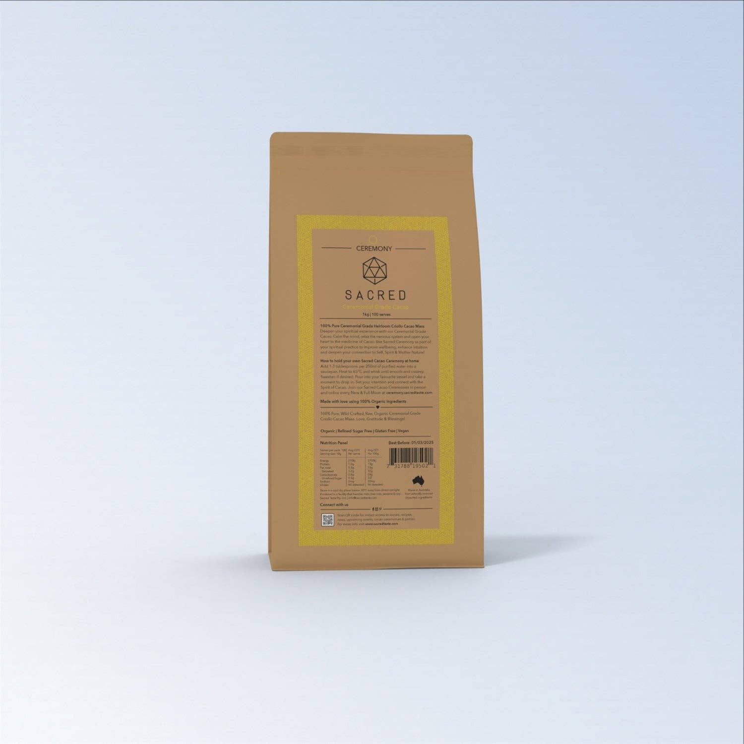 Sacred Taste - Vente Préparation pour boisson - Ceremony - Cacao Cérémonial8