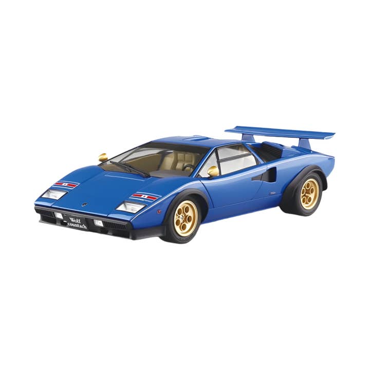 Aoshima: 1/24 '76 WOLF Countach Version 2 Scale Model Kit #18 for wholesale by The Shumi Company