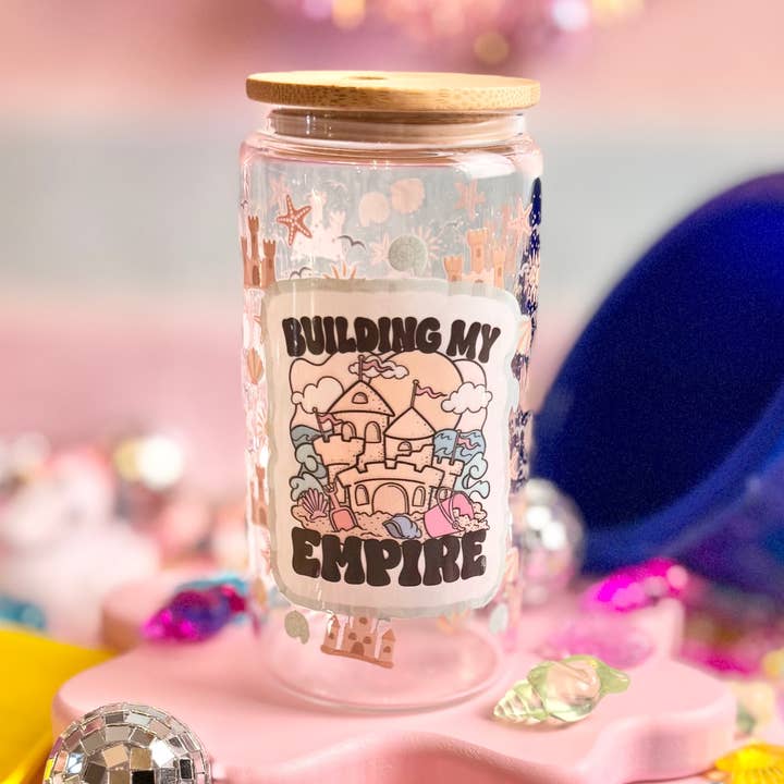 Building My Empire Glass Can for wholesale by HandCrofted